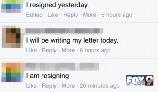 LDS resignations