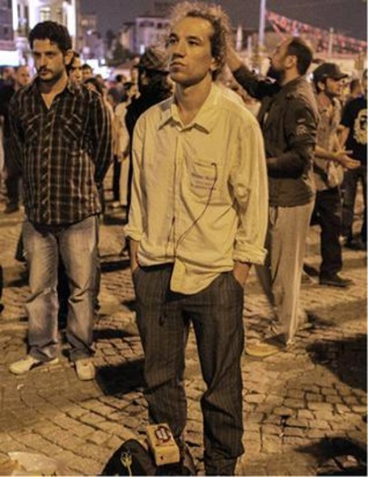 Standing Man in Taksim