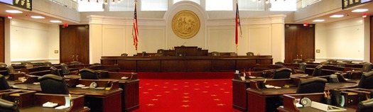 North Carolina state, in the North Carolina General Assembly