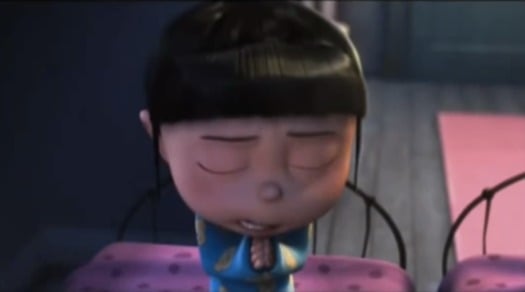 prayer scene from Despicable Me