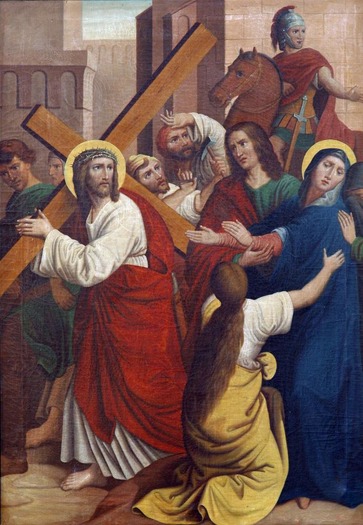 Jesus carrying cross