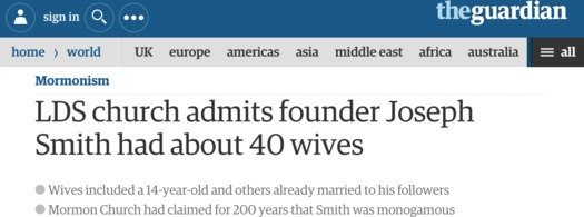 The Guardian polygamy headline