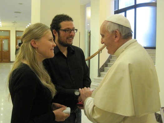 Meeting the Pope