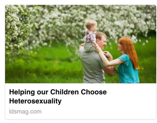 Helping Our Children Choose Heterosexuality