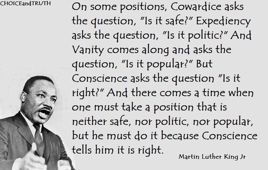 Dr. King on conscience