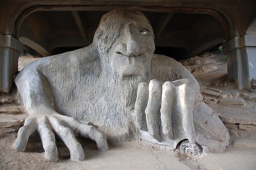 Fremont troll in Seattle