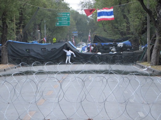 Opposition barricade Bangkok