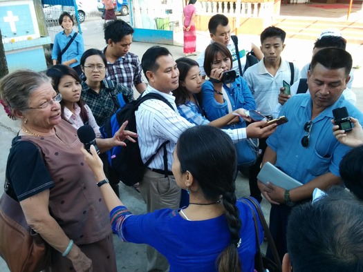 Religion Newswriters Myanmar training photo 3