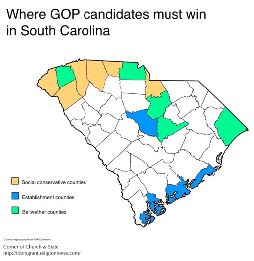 South Carolina county Republican 3