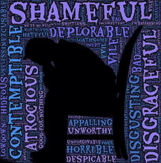 Burdened by shame