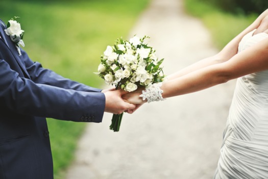 Bride and groom