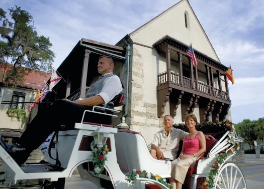 Couple carriage tour