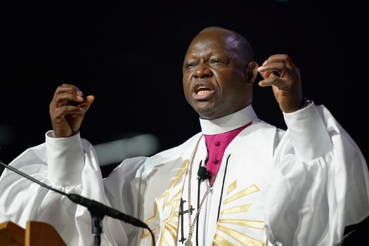 PRINT Bishop preaches during United Methodist General Conference