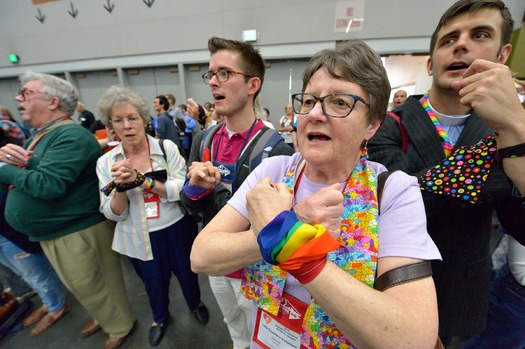 PRINT Gay rights protest at United Methodist General Conference