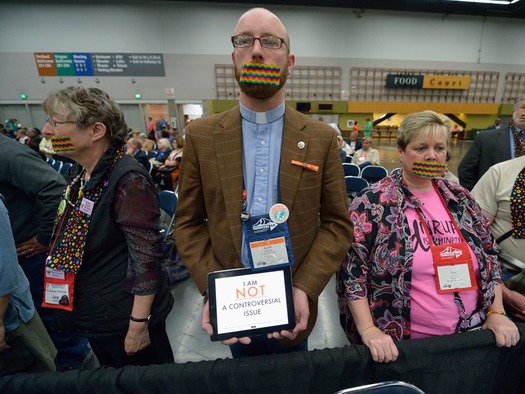 web Silent gay rights protest at United Methodist General Conference