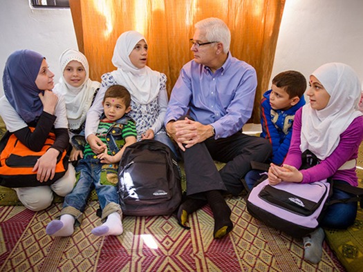Crying for Their Country - Rich Stearns Viusits With Letter  Writers, Irbid