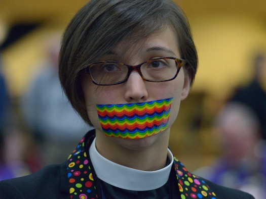 web Silent gay rights protest at United Methodist General Conference
