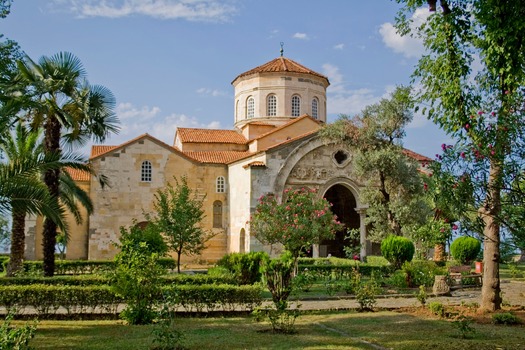 PRINT The restored Hagia Sopia Church in Trabzon, Turkey.