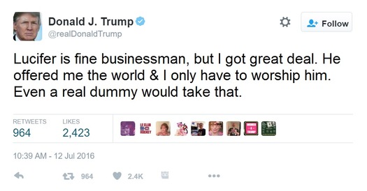 LiteralistTrumpTweet