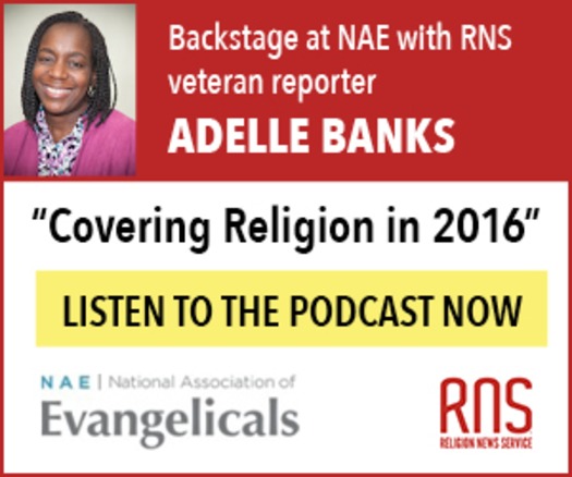 Adelle Banks NAE Podcase Ad