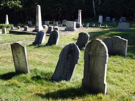 web - Grove cemetery in Maine. Photo courtesy of Jonathan Brown via Flickr Commons