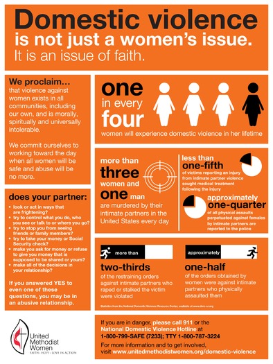 United Methodist Women Domestic Violence poster 2015