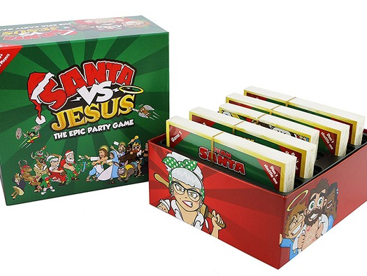 WEBThe Santa VS Jesus game.  Photo courtesy of www.santavsjesus.com