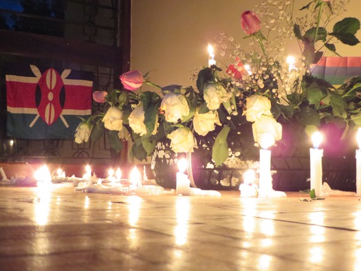 Nairobi candle vigil LGBT