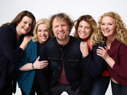 Kody Brown, center, stars in TLC's "Sister Wives.” Photo courtesy of TLC