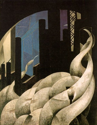 Demuth_Charles_Incense_of_a_New_Church,_1921