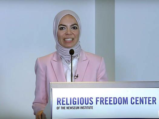 WEB Engy Abdelkader at the Newseum