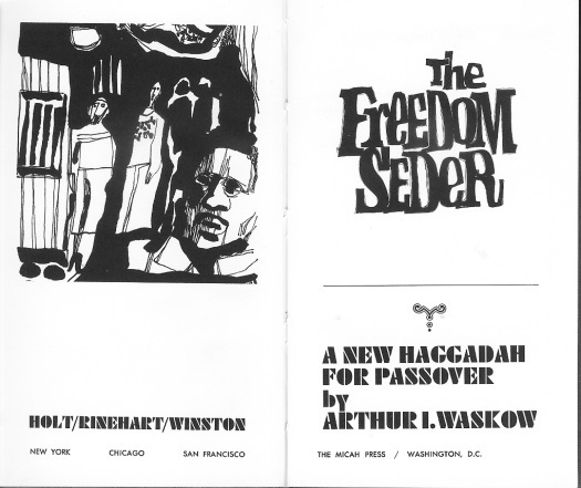 PRINT The Freedom Seder Hagganah from 1970.  Image courtesy of Micah Press