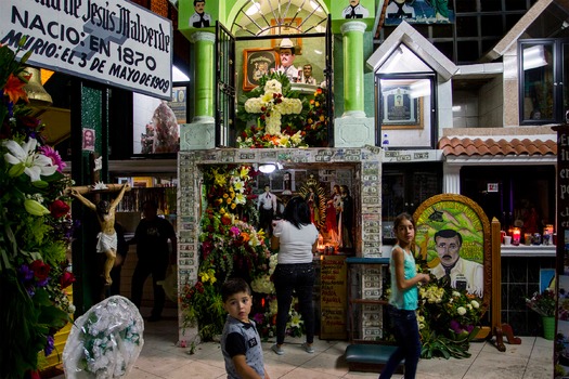 PRINT JESUS MALVERDE EL SANTO DE LOS NARCOS