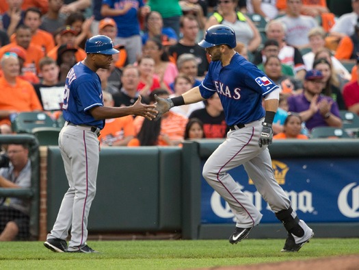 PRINT Tony Beasley, Mitch Moreland