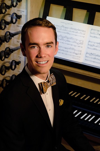 WEB Organist Weston Jennings.  Photo courtesy of Gerry Szymanski