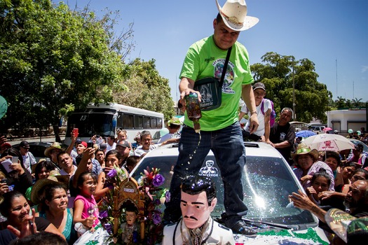 PRINT JESUS MALVERDE EL SANTO DE LOS NARCOS