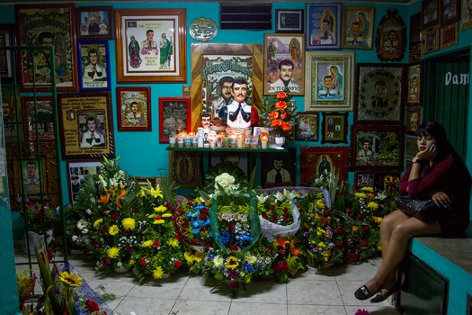 PRINT JESUS MALVERDE EL SANTO DE LOS NARCOS