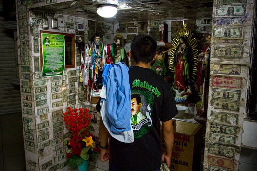 PRINT JESUS MALVERDE EL SANTO DE LOS NARCOS