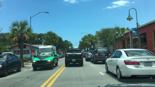 Drive down Flagler Avenue