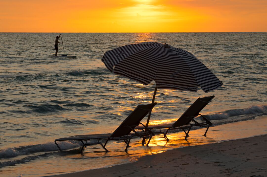 Sunset at Zota Beach Resort