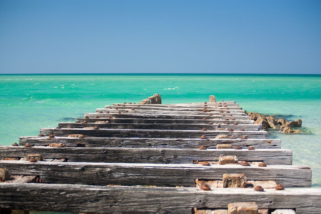 Rustic Pier at Coquina Beach