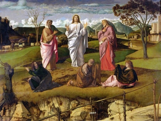 BEN112975The Transfiguration, 1480 (oil on panel)