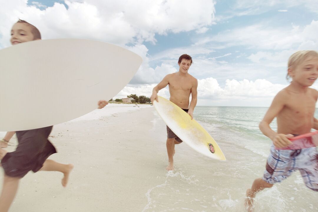 Skimboarding on AMI