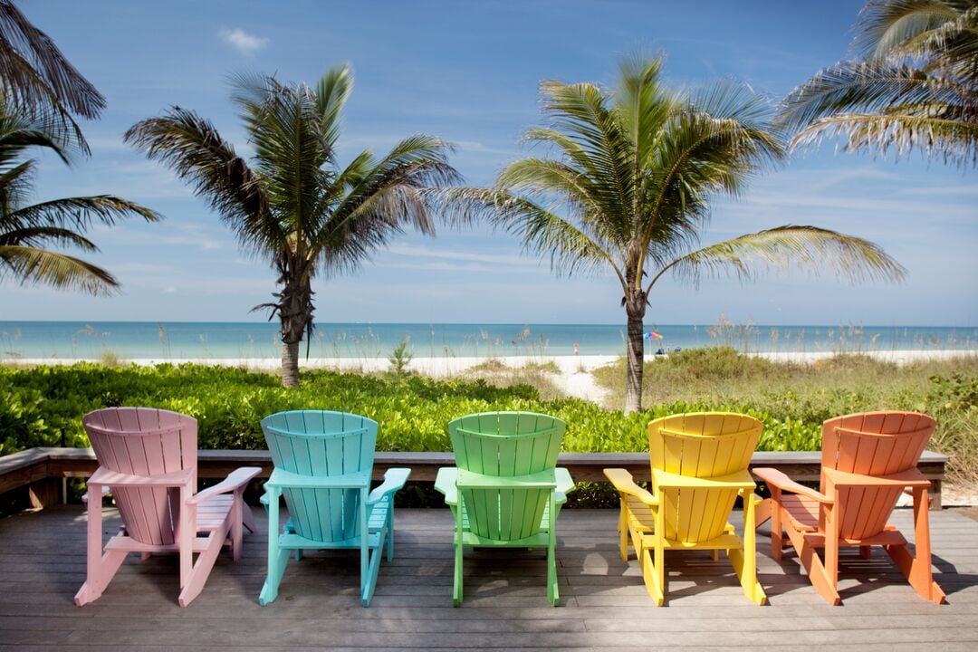 Anna Maria Island Colorful Chairs