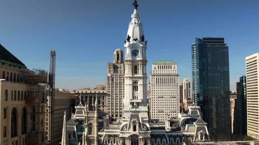 City Hall drone flyover