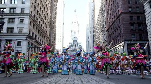 Mummers Parade New Year's Day Broad Street
