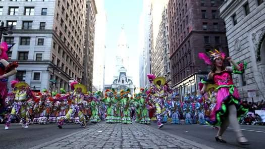 Mummers Parade New Year's Day Broad Street