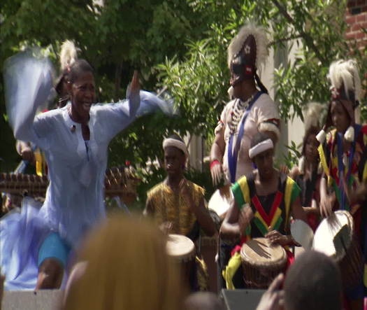 Odunde Festival dancers