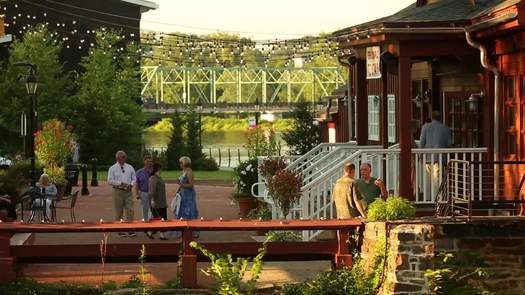 Bucks County Playhouse exterior, New Hope