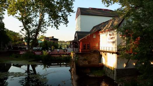 Bucks County Playhouse exterior, New Hope